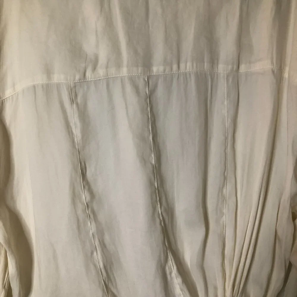 Topshop Cream Button-Up Blouse - Picture 12 of 16